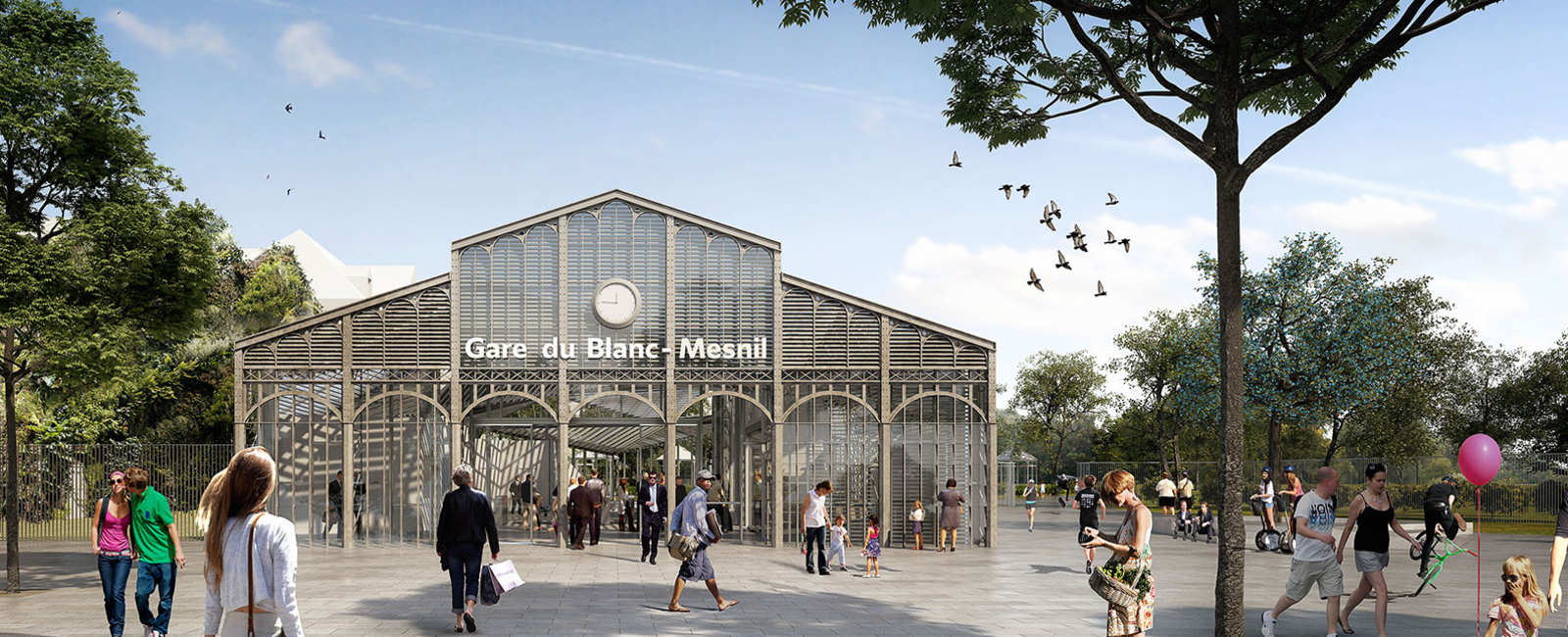 Gare du Blanc-Mesnil © Société du Grand Paris
