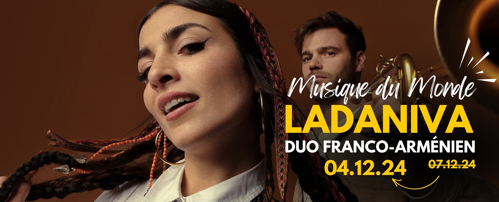 Ladaniva en concert le 4/12/2024 - Espace culturel Musique & Danse